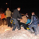 Tak pomogliśmy wyciągnąć auto z rowu